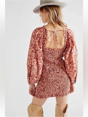 Free People Smock It To Me mini dress. Size small.